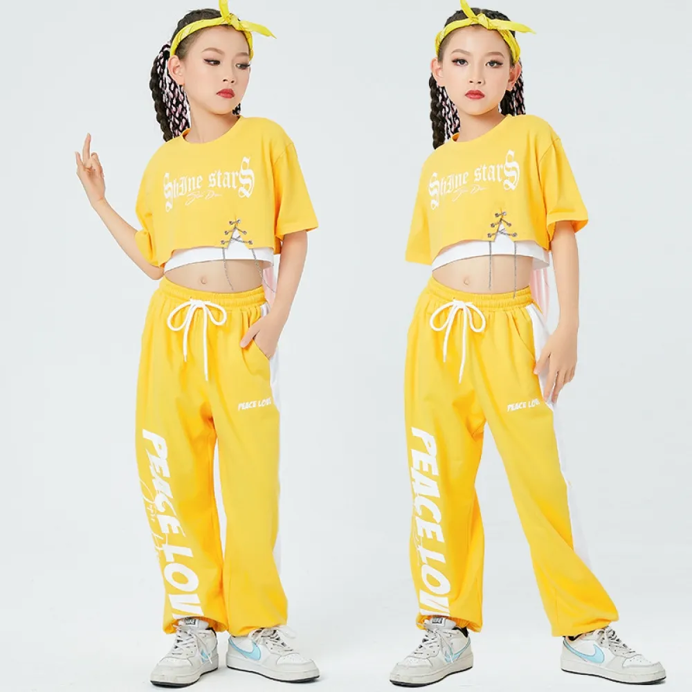 Abbigliamento per la danza jazz Abbigliamento per ragazze Passerella alla moda Abbigliamento per la danza hip-hop Jazz Abbigliam