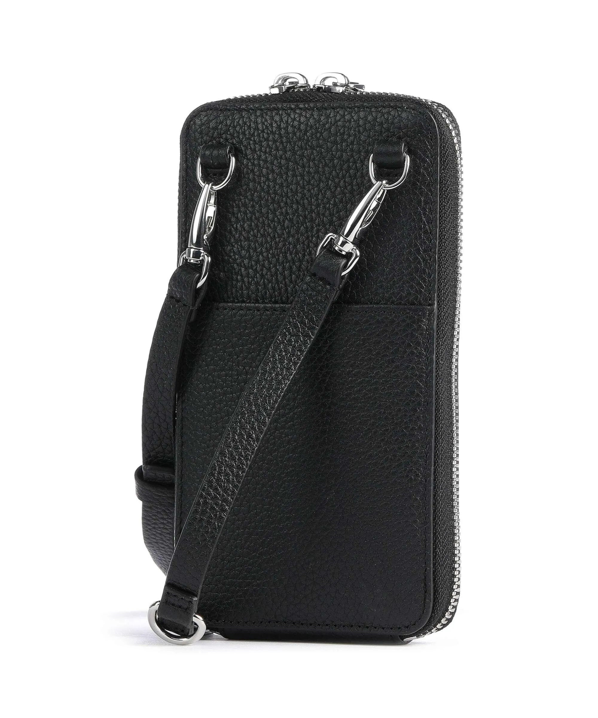  Aigner Fashion Borsetta porta cellulare pelle granulata nero  
