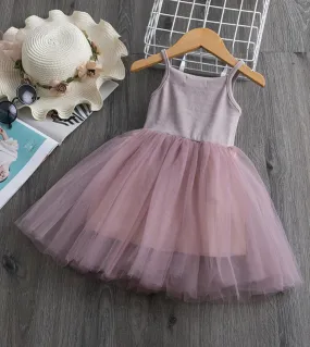 Baby Girl Summer Princess Dress Mesh Chiffon Strati di torta Tutu Outfit Abiti da festa di compleanno Abbigliamento per bambini