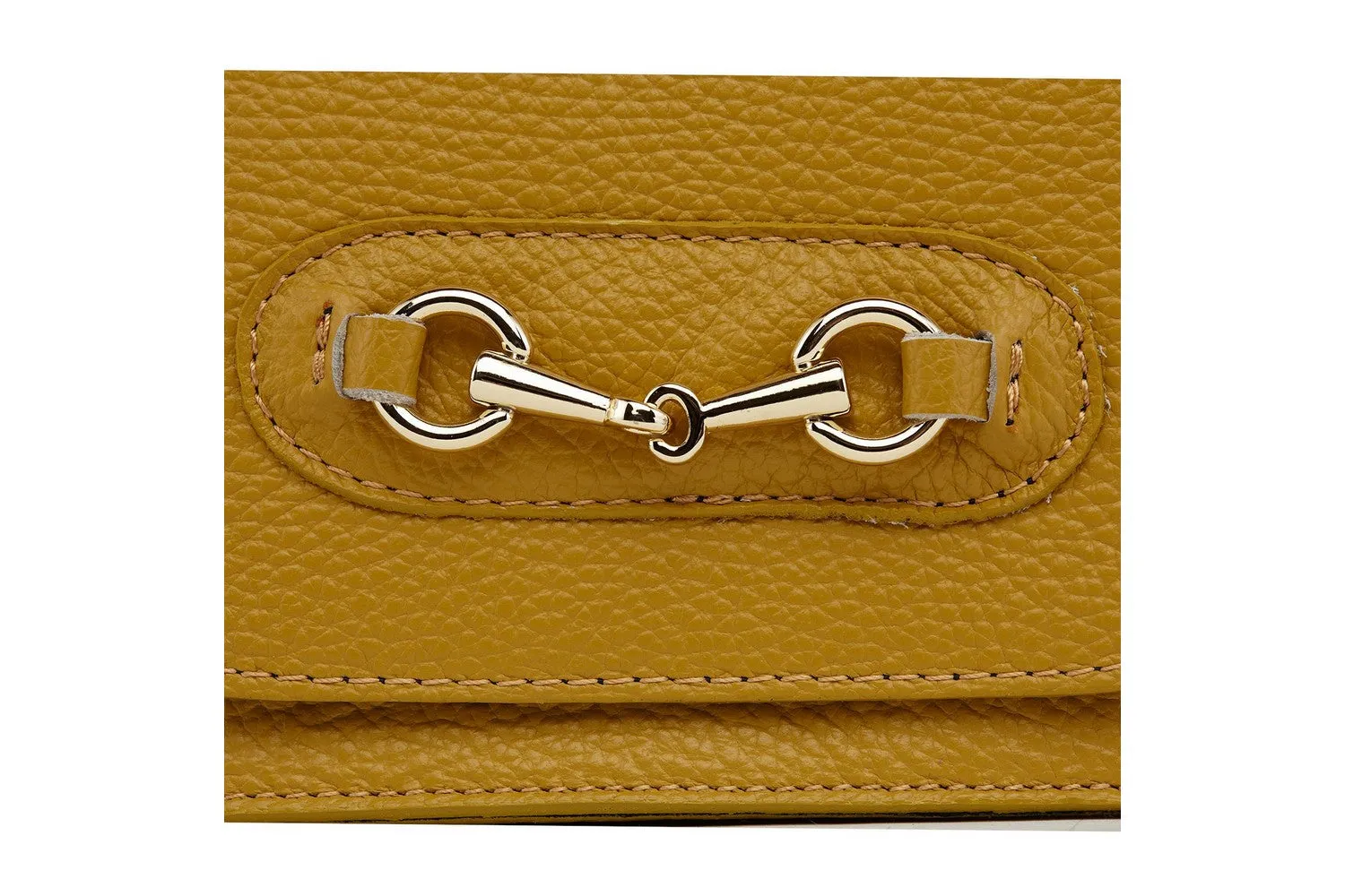 Borse Donna colore Giallo in pelle Made in Italy