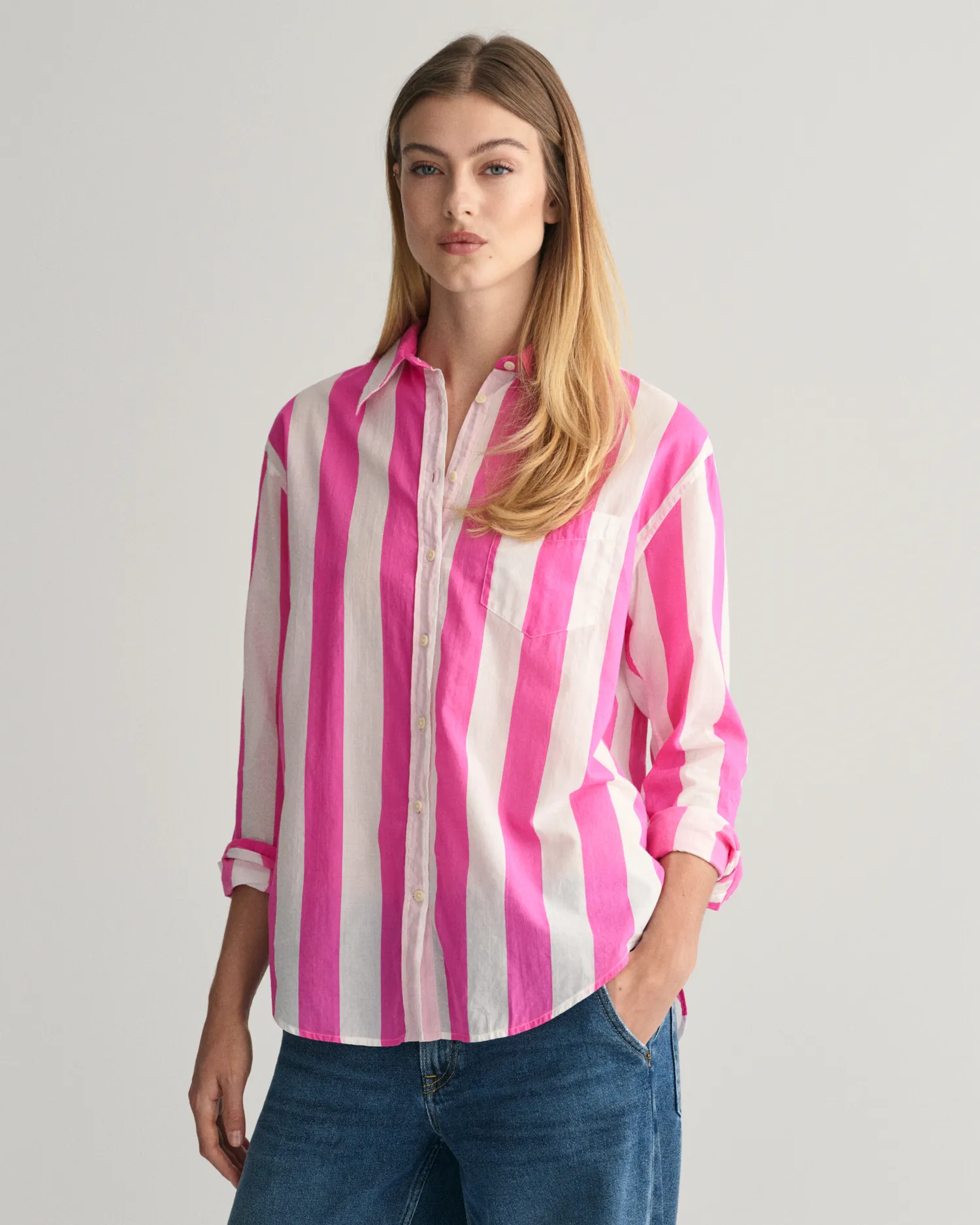 Camicia a righe Parasol relaxed fit    