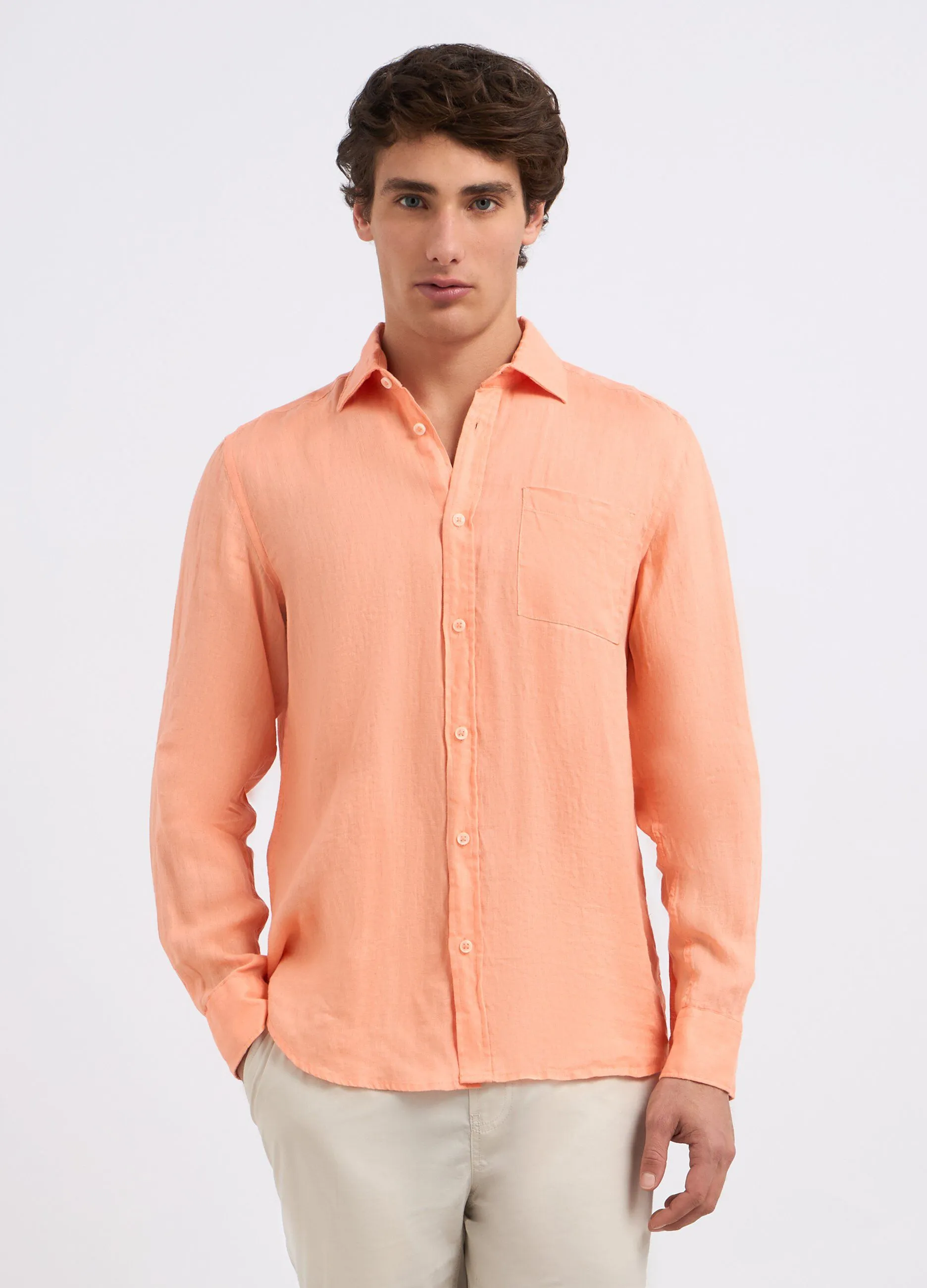 Camicia in puro lino uomo