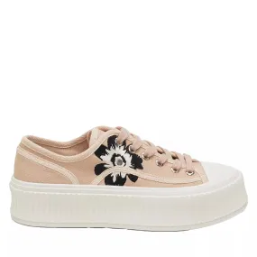 Dorothee Schumacher FLORAL SPORTINESS embroidered beige with black flower embroi 