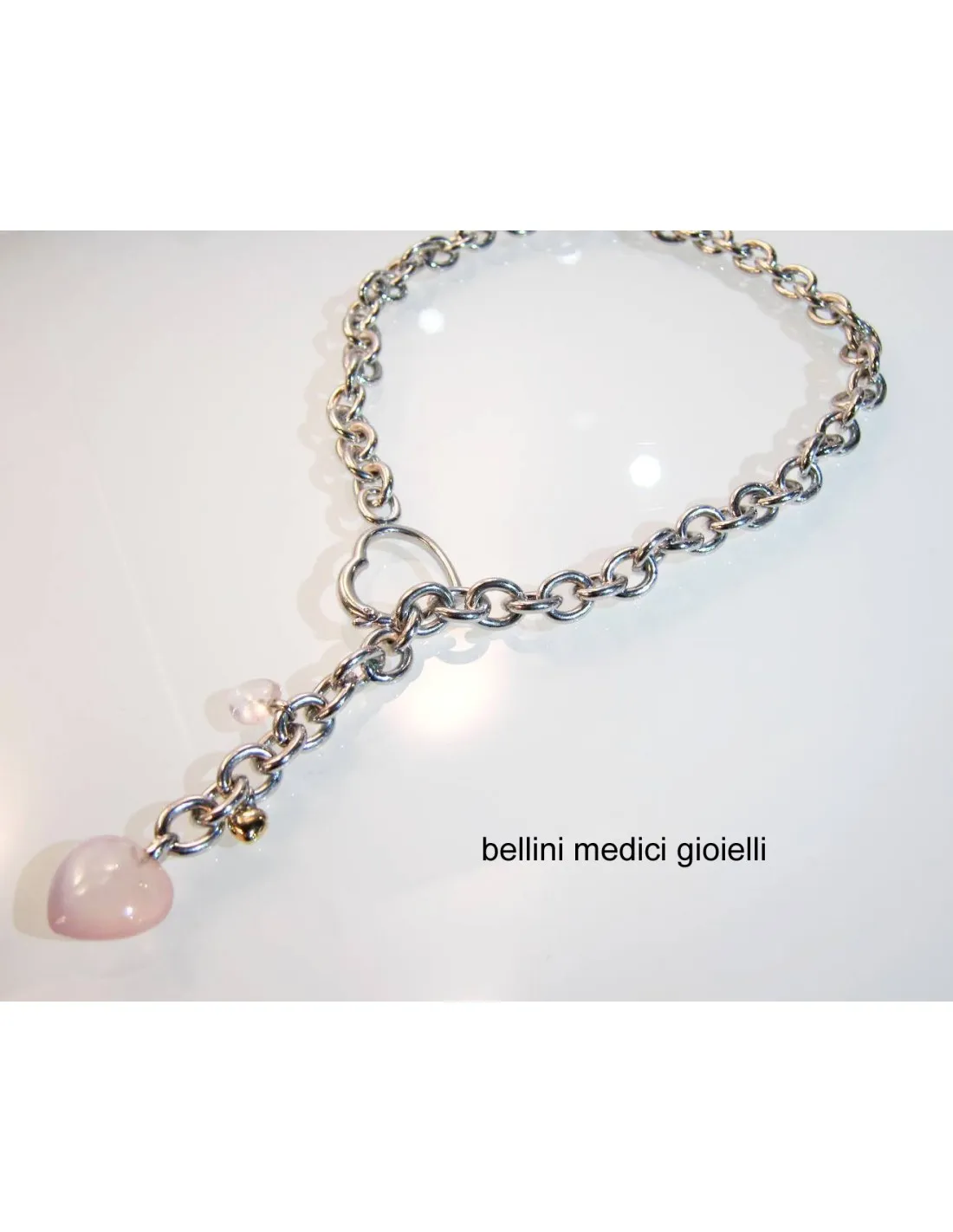 Girocollo cuore MILUNA in argento