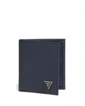 GUESS portafoglio uomo pelle blu