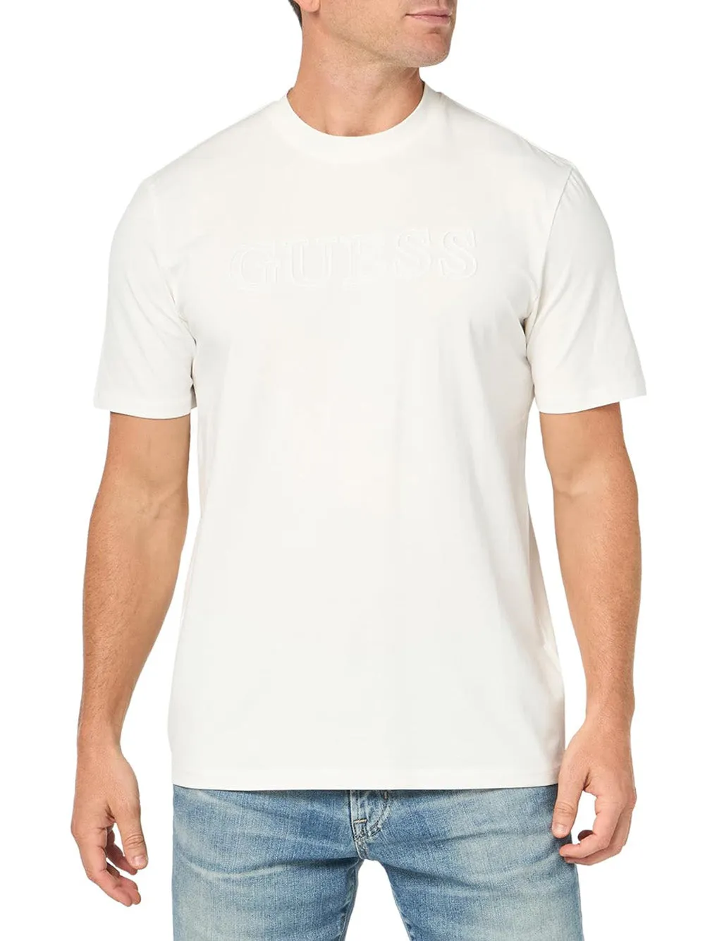 GUESS T-shirt Uomo - Beige modello Z2YI11J1314