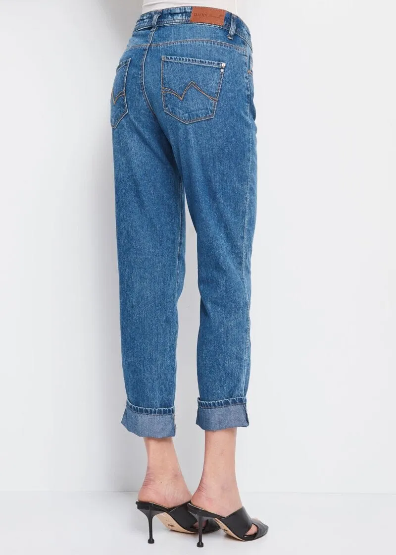 Jeans straight cropped