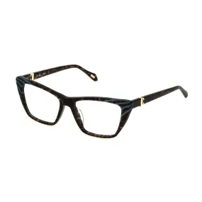   Just Cavalli VJC045V - 0T66 Avana Blu Lucido | Occhiale Da Vista Donna 