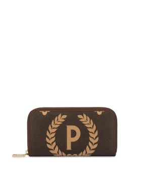     Linea Heritage Portafoglio Zip Around Day-si! Heritage Crema/marrone/marrone
