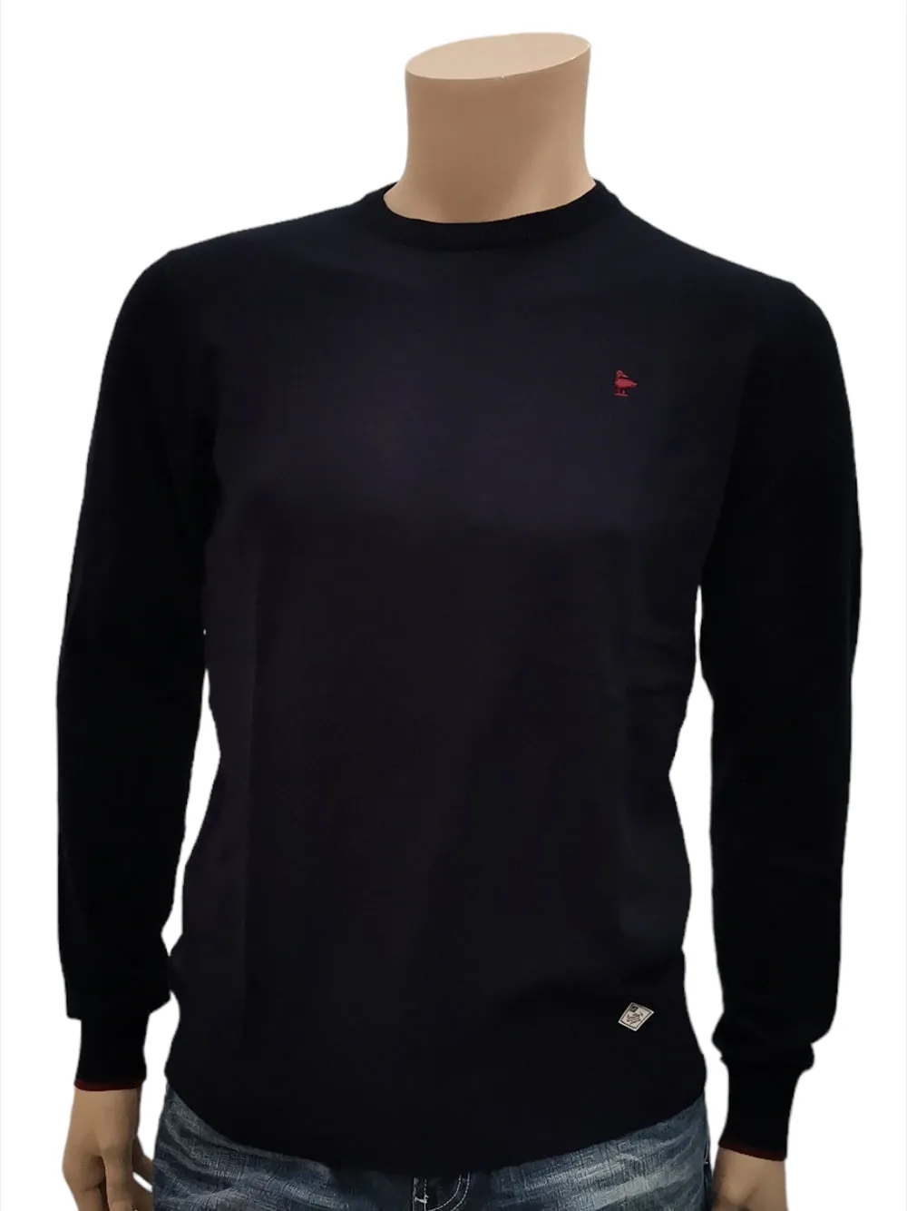 Maglione Smithy'S in Cotone Basic blu Art:301