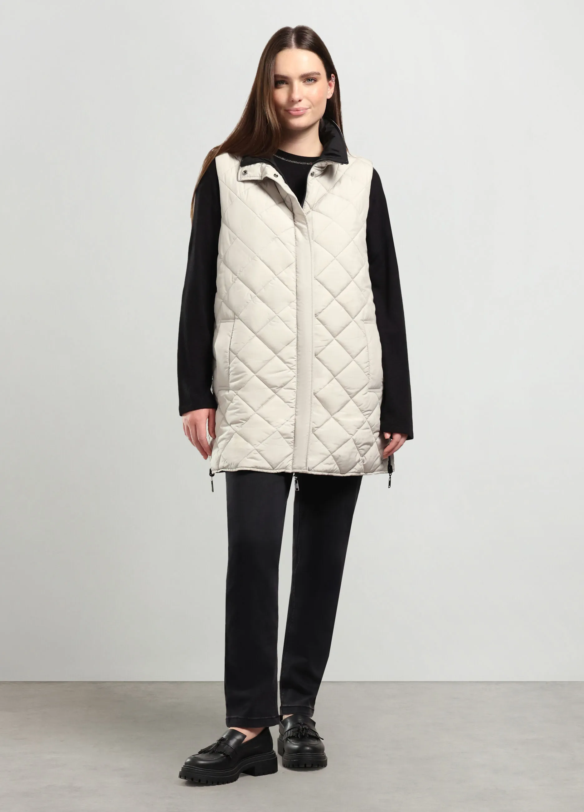 ROSA THEA  Samicato imbottito double face donna curvy