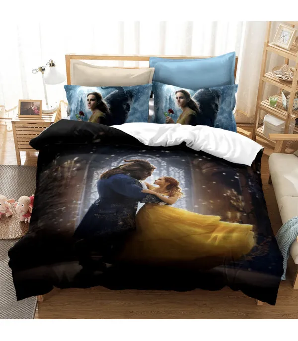 Set letto La Bella e la Bestia V2